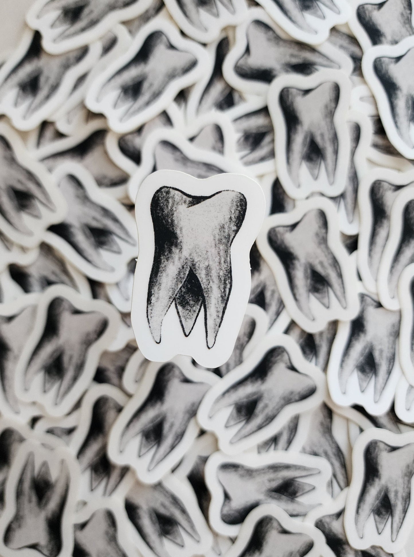 Tooth Vinyl Sticker