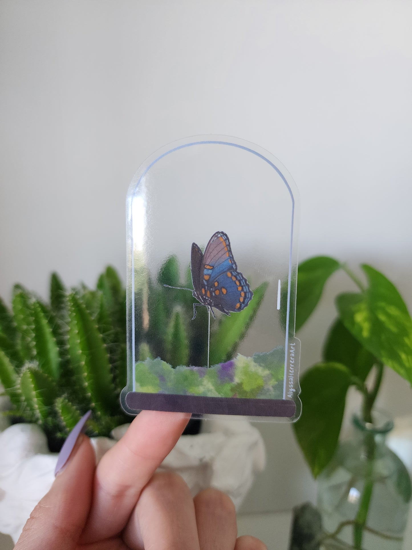 Butterfly Terrarium Vinyl Sticker