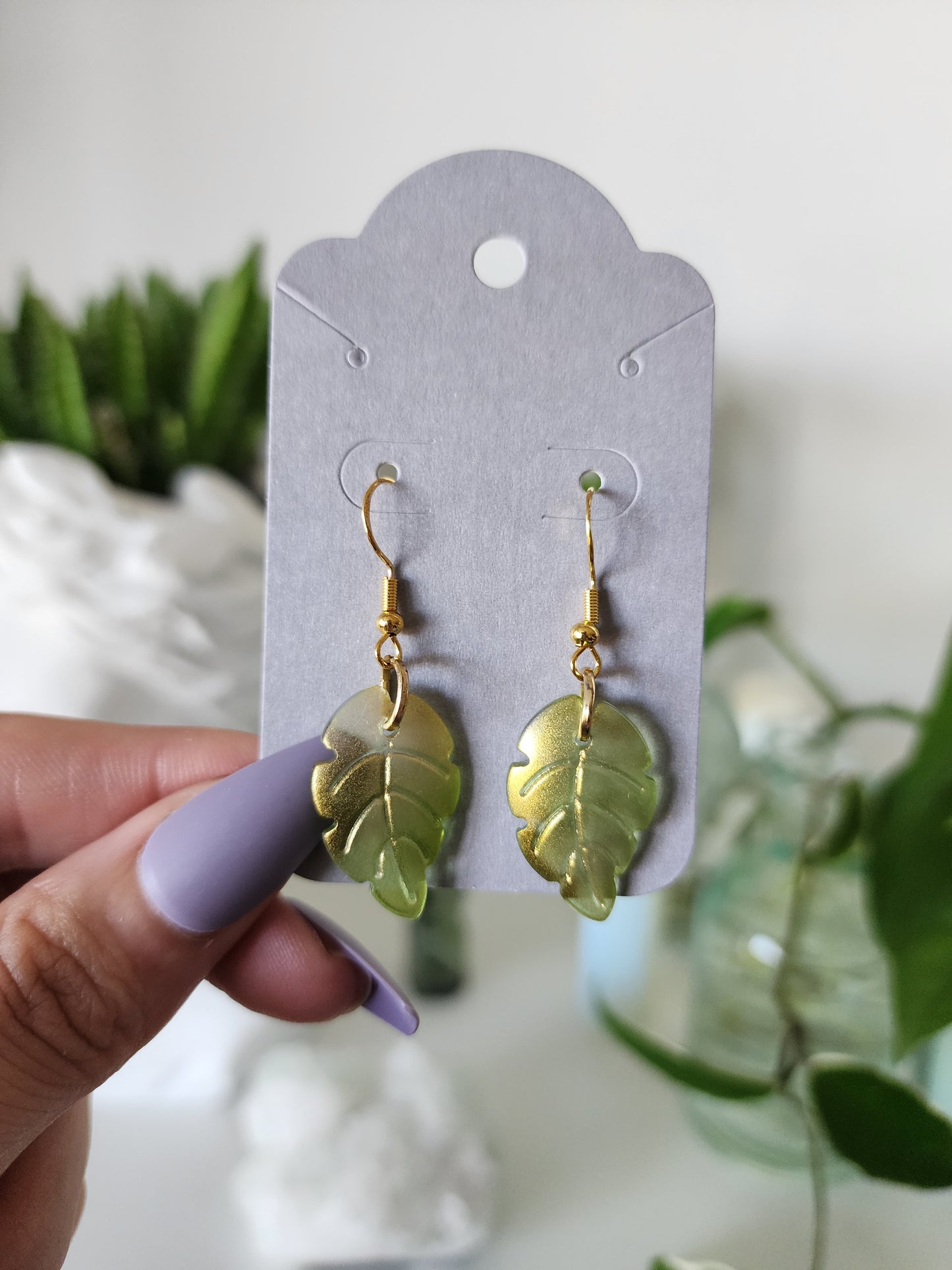 Itty Bitty Leaf Earrings