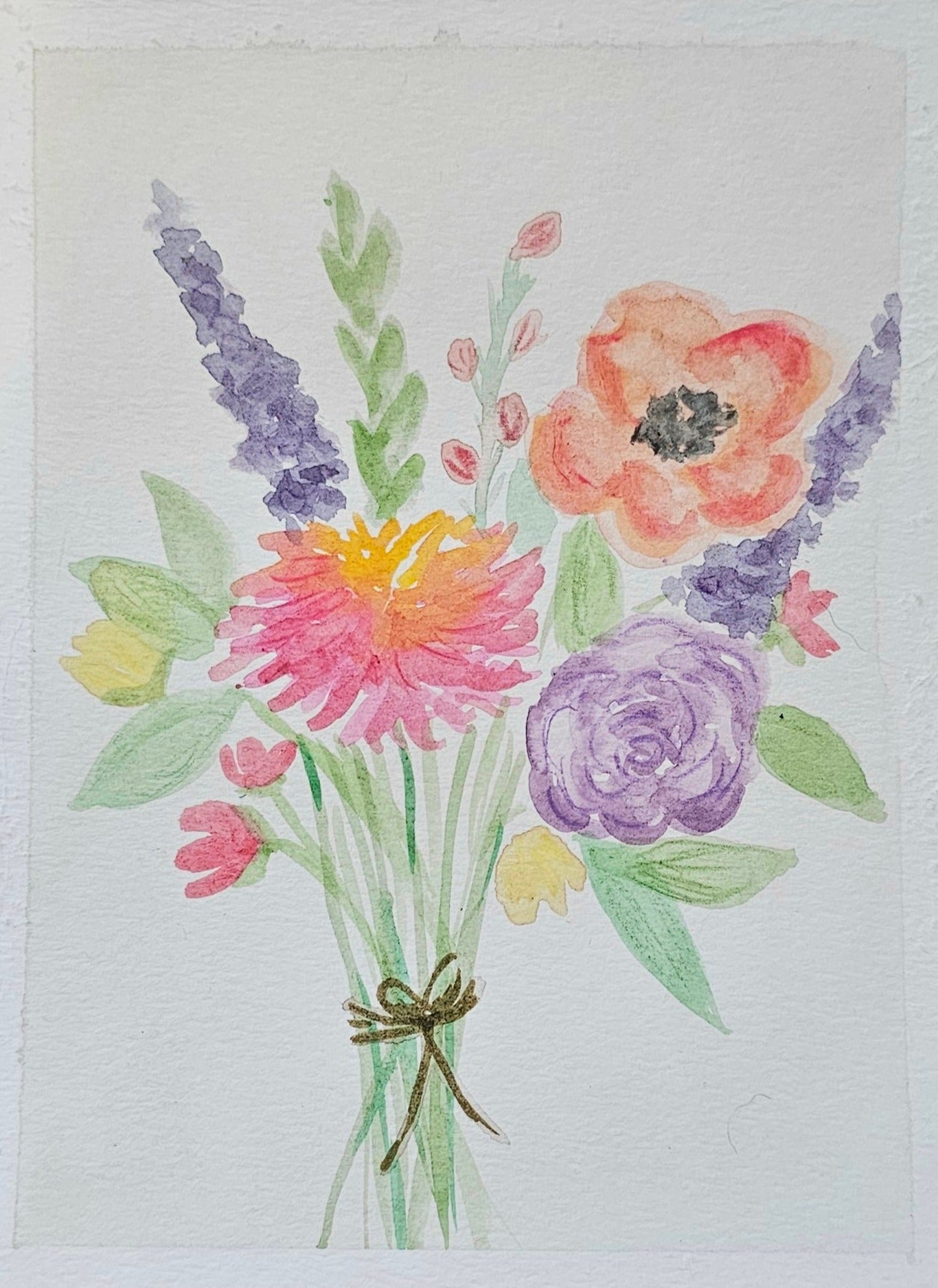 Watercolor Workshop - Floral Bouquet - 07/13