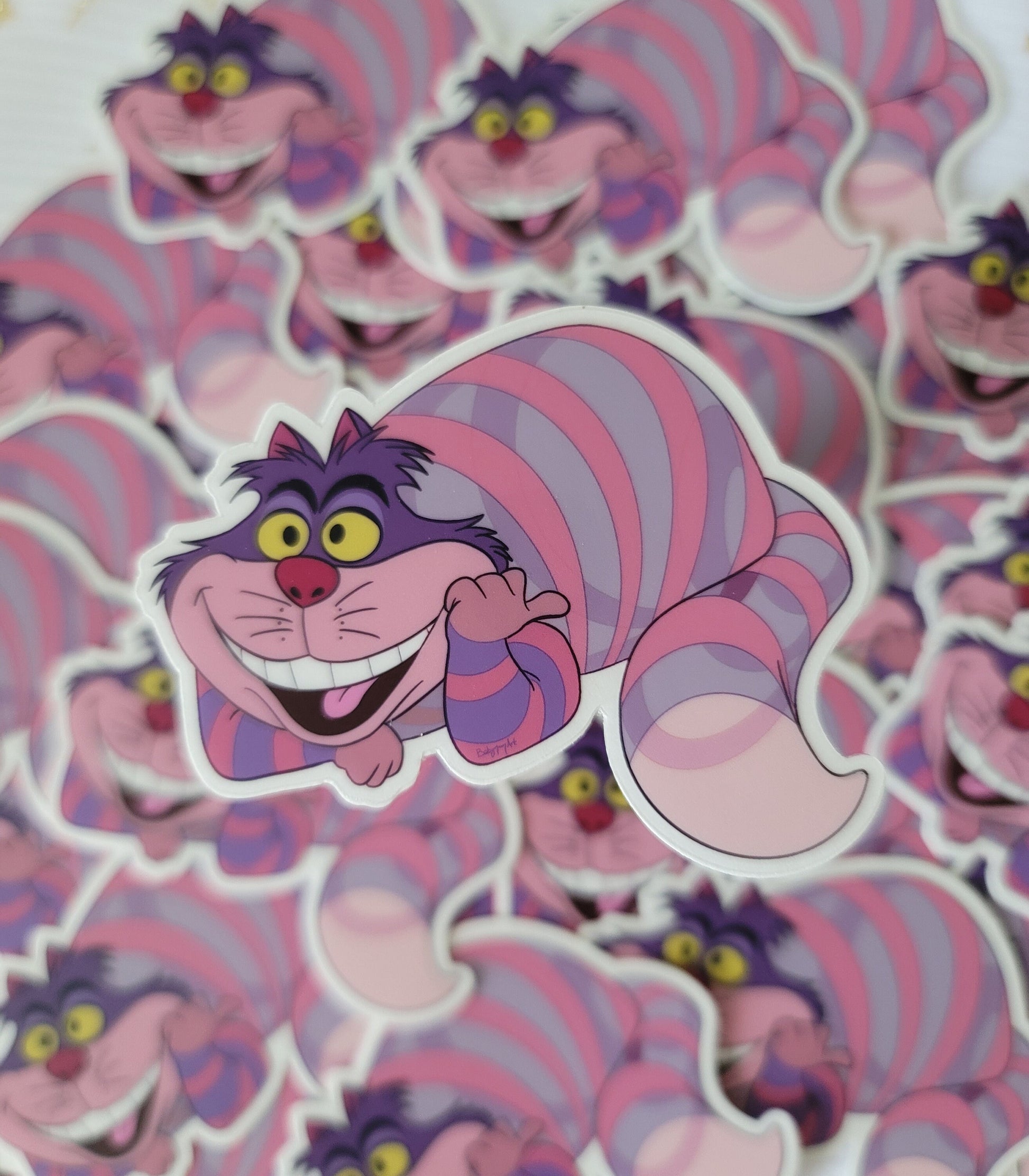 10 Pcs Disney Alice In Wonderland, Cheshire Cat Stickers