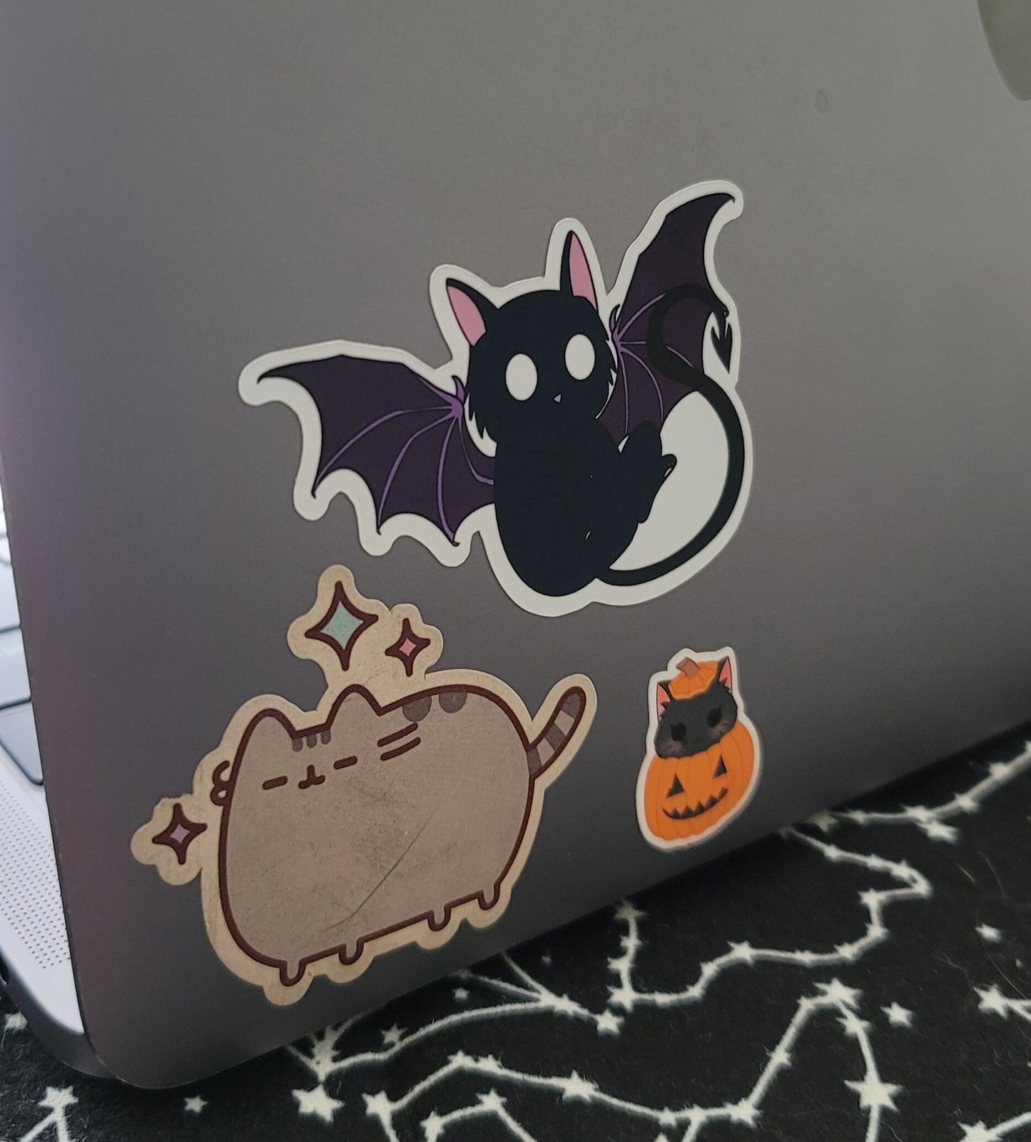 Bat Cat Vinyl Sticker