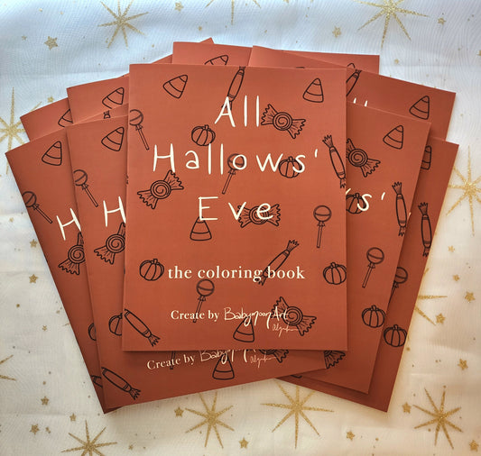 All Hallows Eve - Hand-drawn Coloring Book